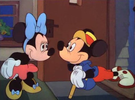 Mickey and Minnie Mouse, 1942: Mickey's Birthday Party
