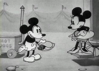 Mickey Mouse and Minnie Mouse (The Karnival Kid, 1929)