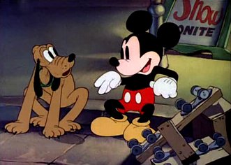 Pluto and Mickey Mouse (Society Dog Show, 1939)