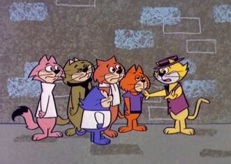 Top Cat and his gang in jail