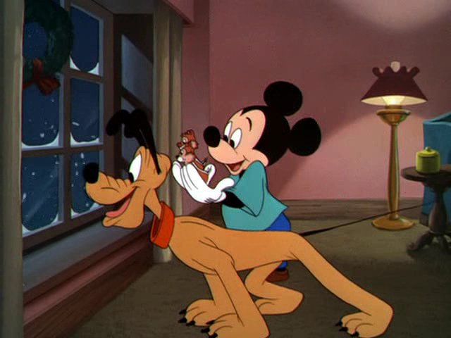 Mickey Mouse and Pluto